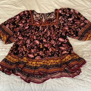 Boho chic blouse